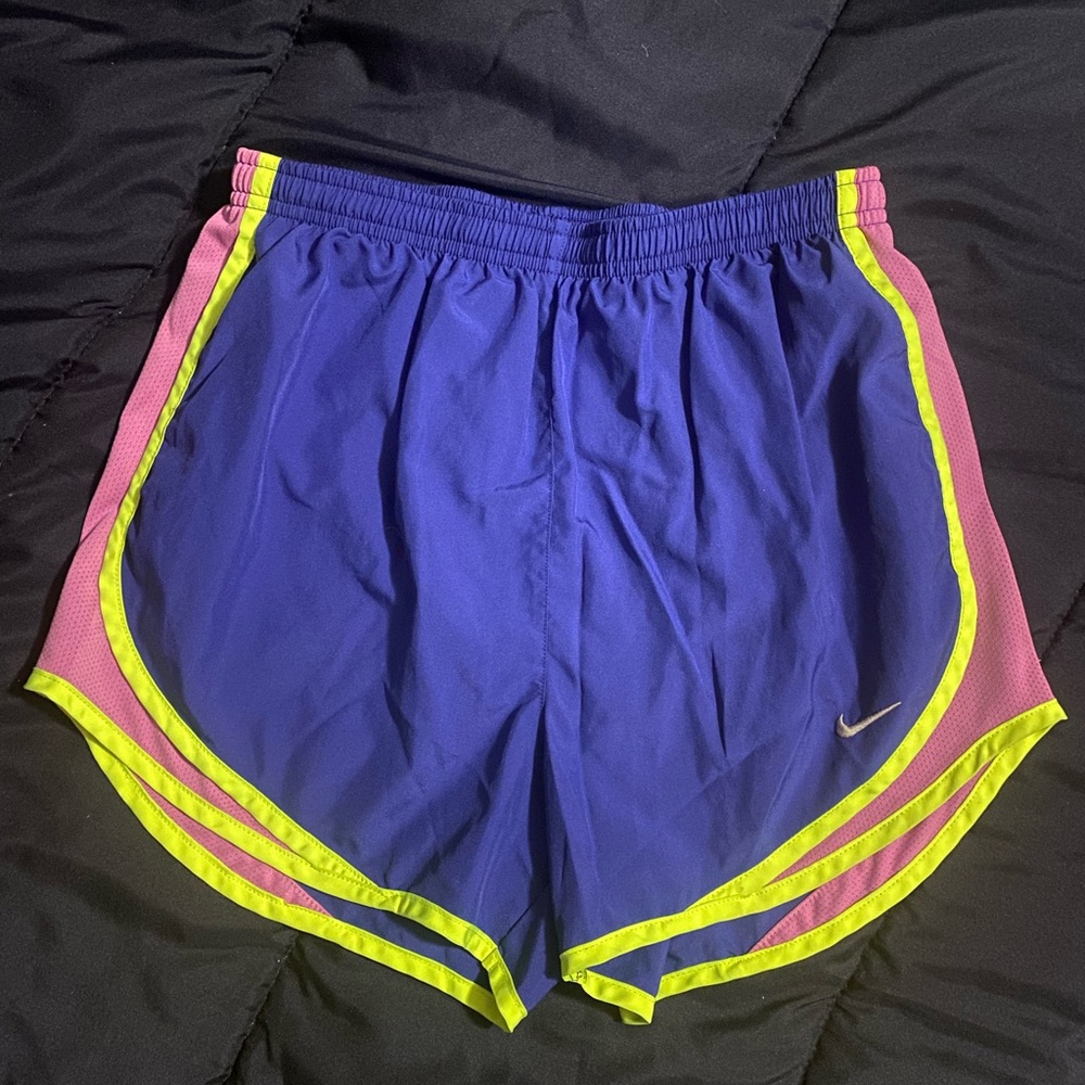 Nike tempo shorts, S, purple/blue color